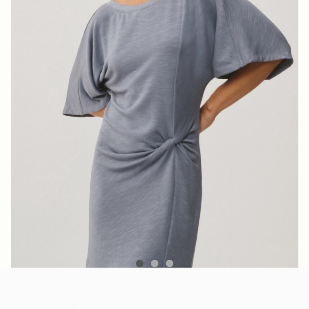 Anthropologie Side-Twist Tee Dress Size XL - Picture 2 of 6